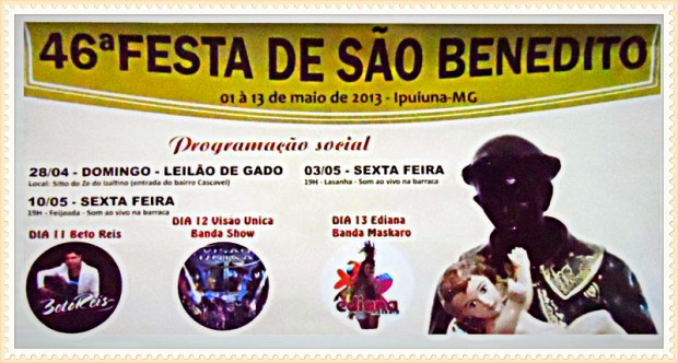 Festa Sao Benedito 2013